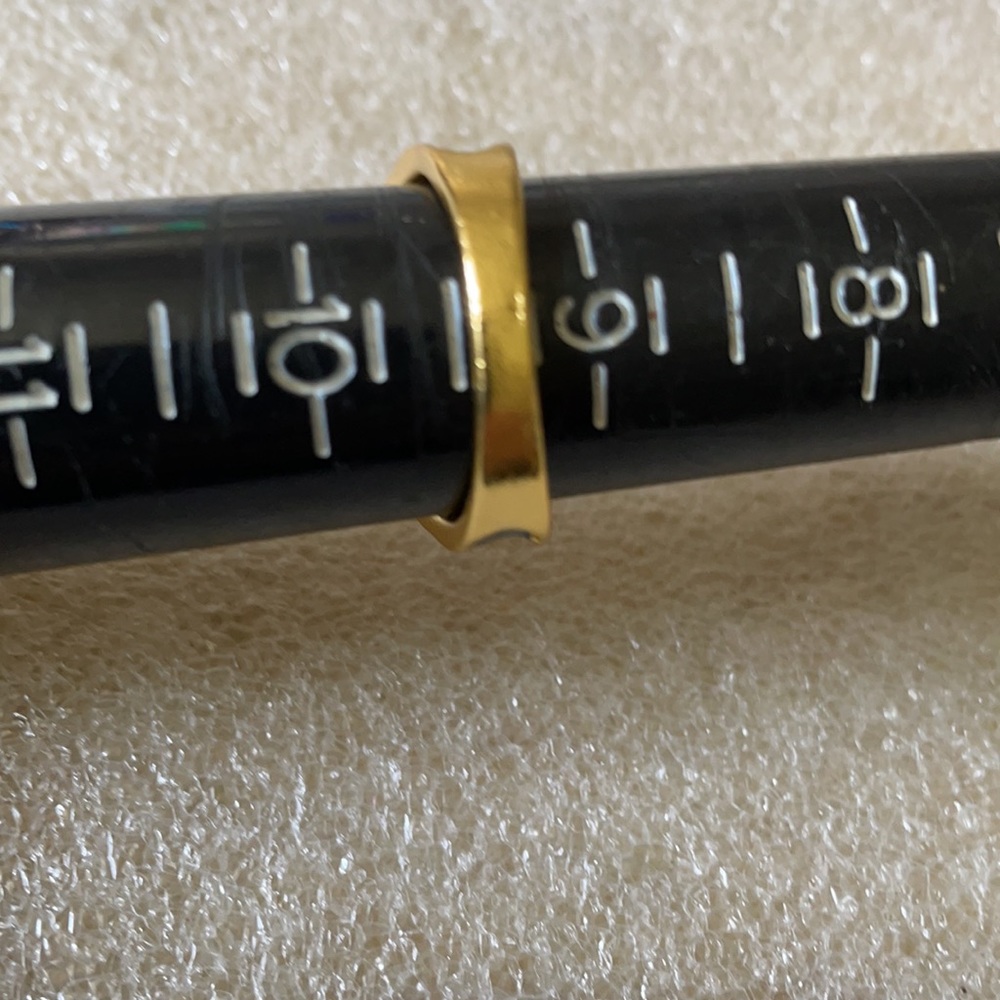 Enamel and CZ ring - Picture 2 of 4